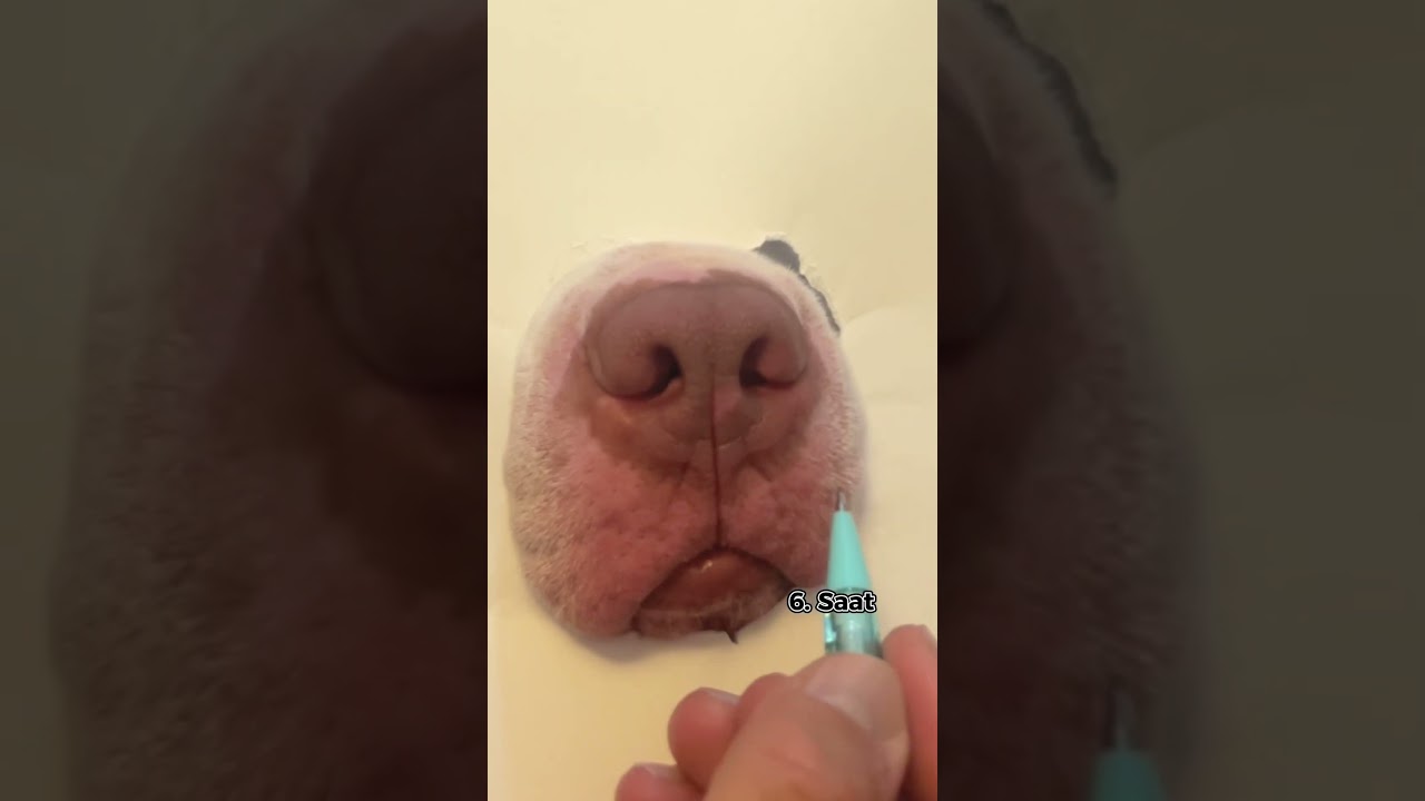 3 boyutlu k&ouml;pek &ccedil;izimi #dog #keşfet