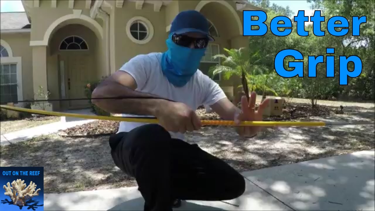 Hawaiian Spear Slingshot Better Grip Spearfishing DIY