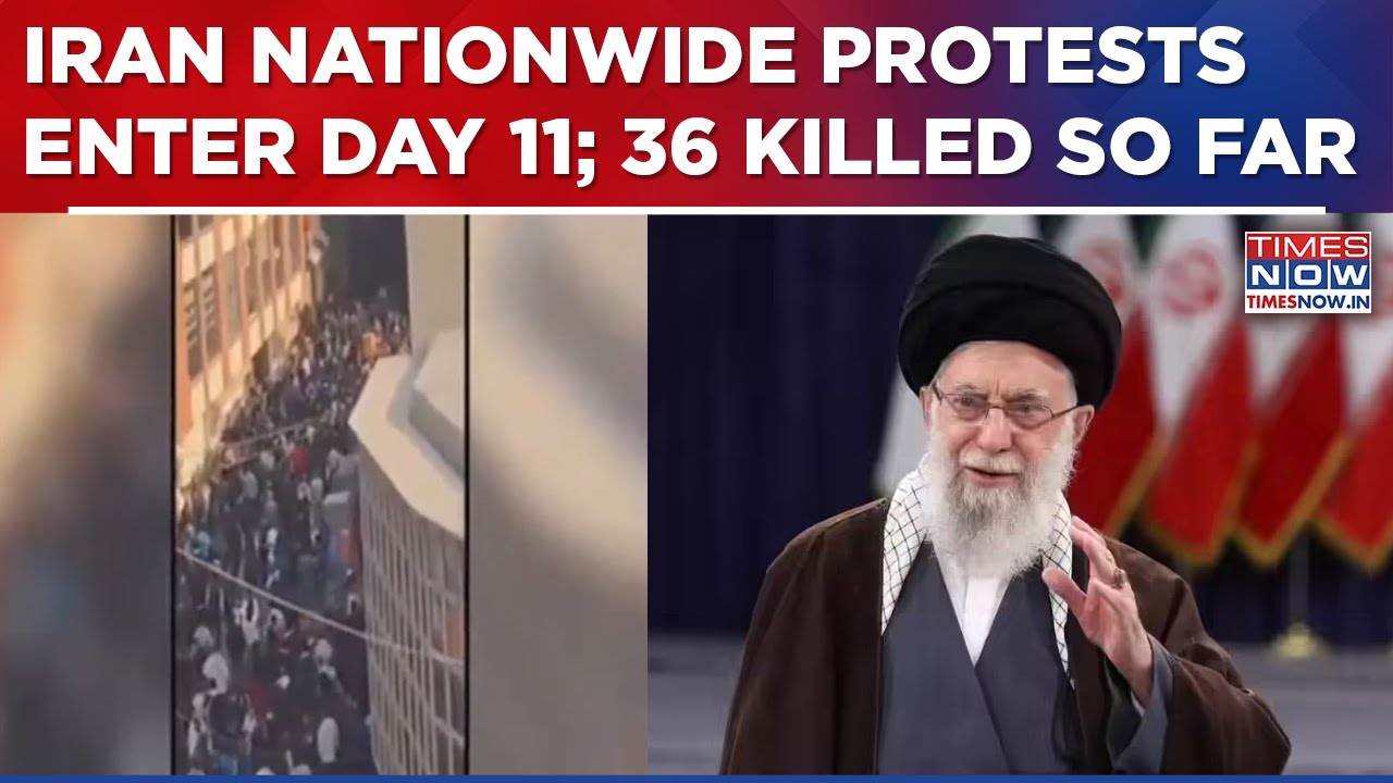 Iran Protests Enter Day 11 As Nationwide Unrest Over Inflation, Unemployment; Leaves 36 Dead Toll