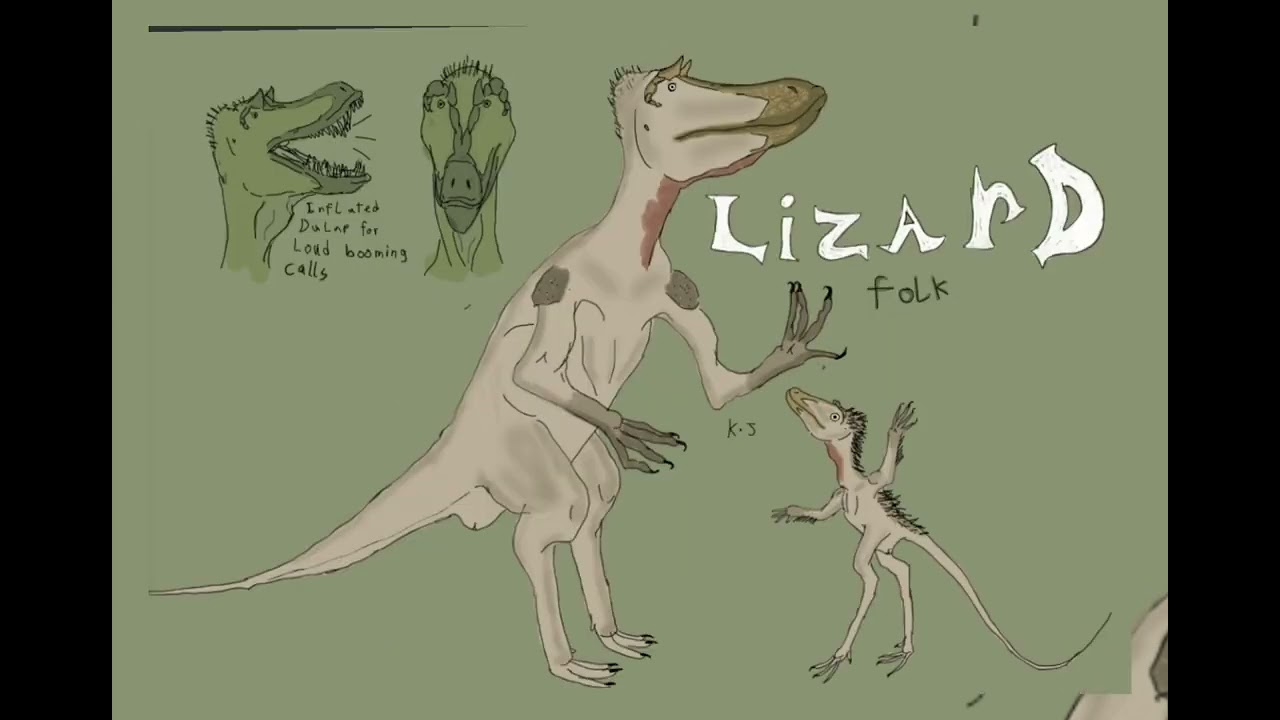 LIZARD Folk: ep 1 (a speculative guide to medieval fantasy )