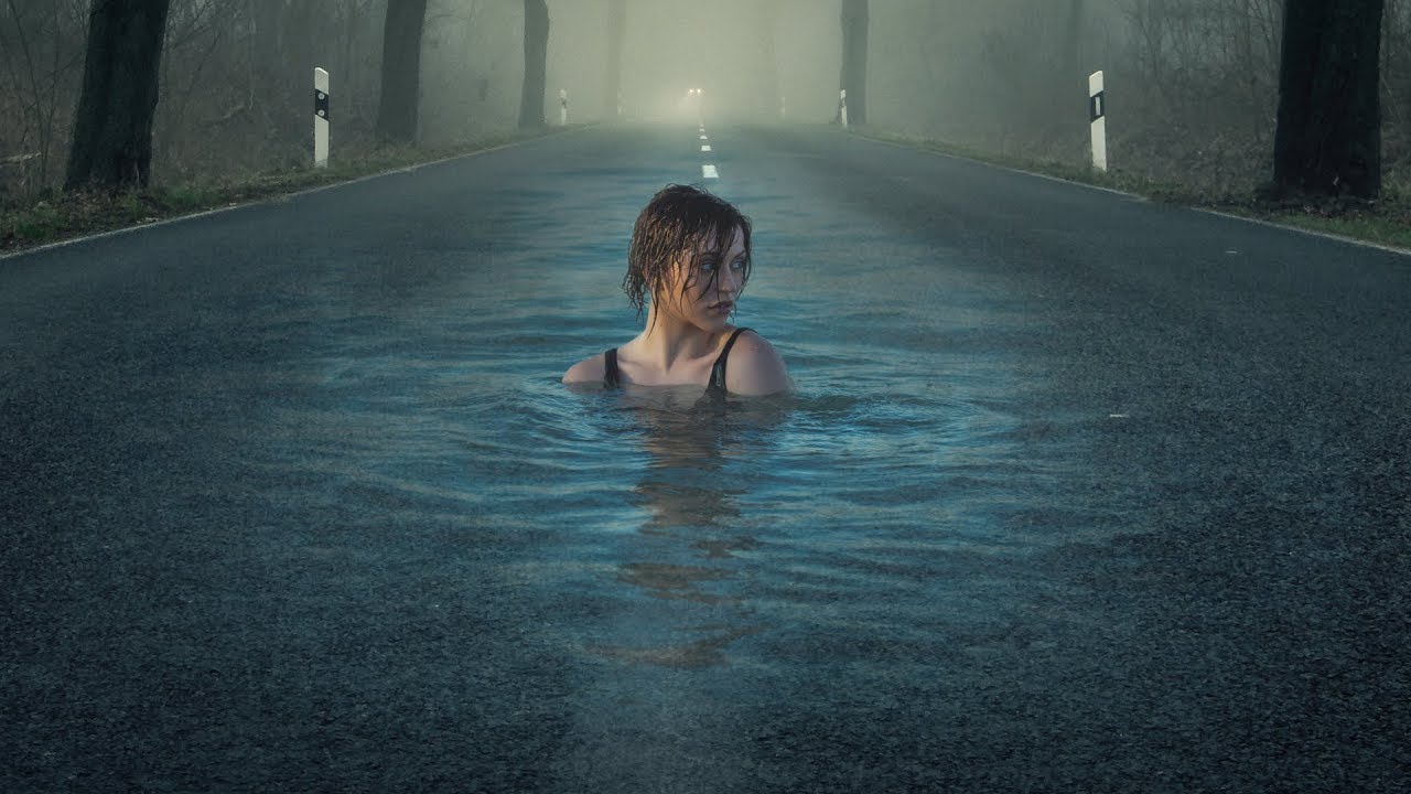 Swimming Inside of a Road - GIMP 2.8 Tutorial