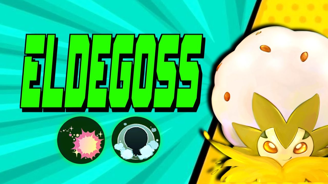 ELDEGOSS |  Support MoveSets | Pollen Puff  Cotton Guard  Gameplay  |  Pokemon UNITE