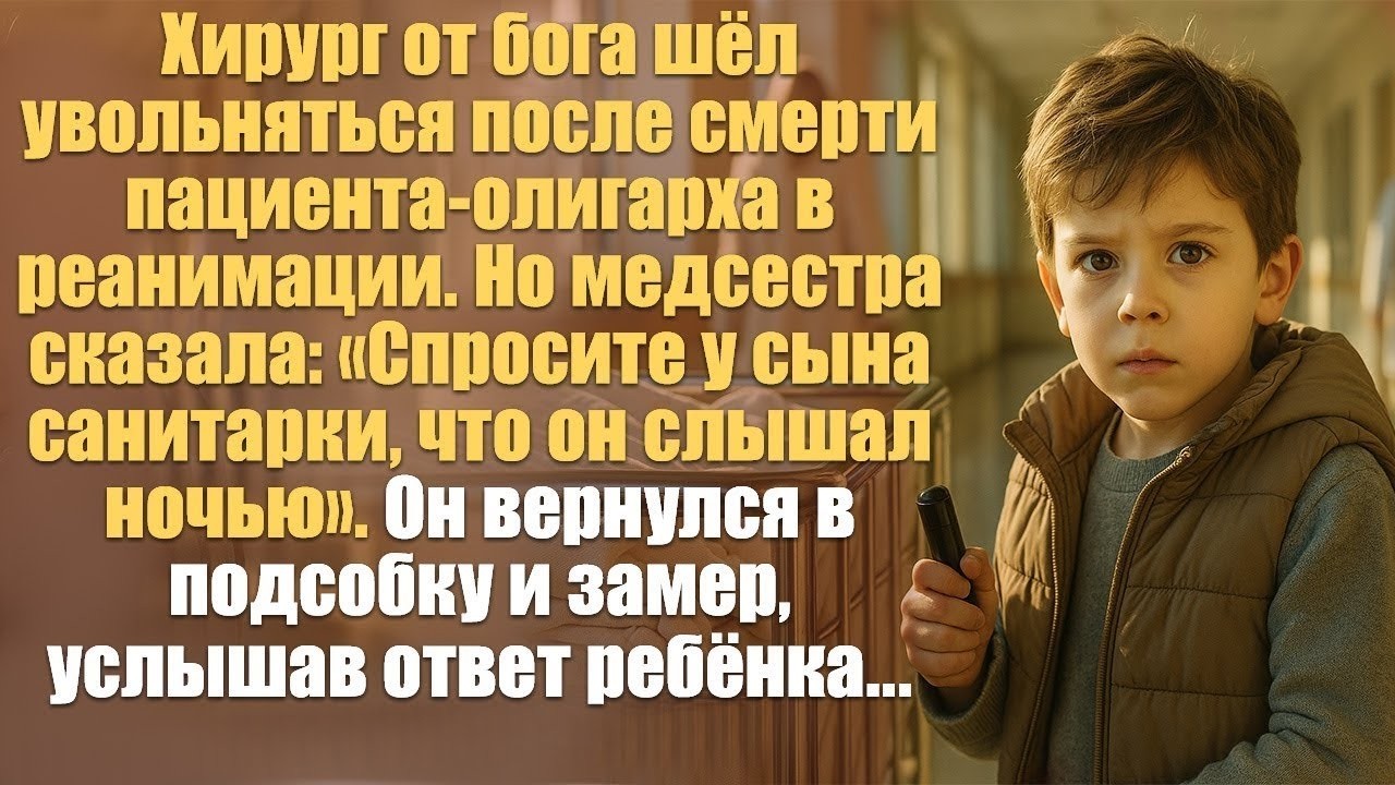 Хирург от бога шёл увольняться после смерти пациента олигарха в реанимации  Но медсестра сказал