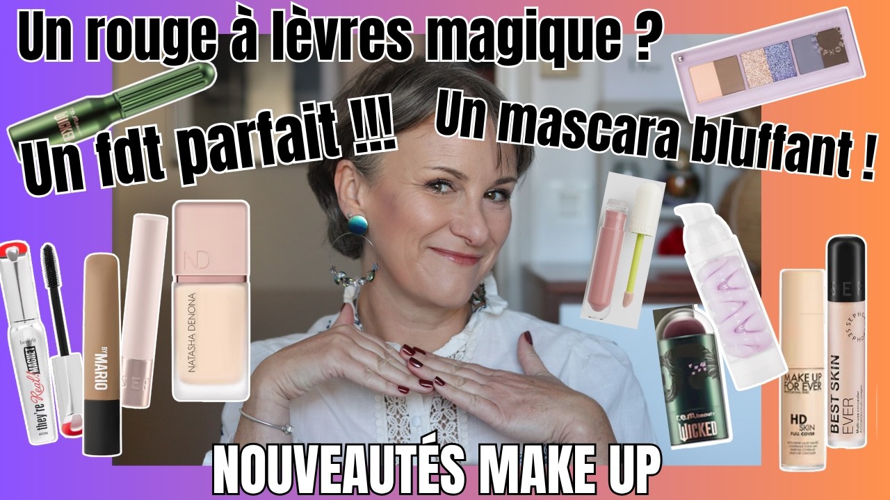 NOUVEAUTÉS MAKEUP FONCEZ ! Un rouge à lèvres exceptionnel-Un Mascara blufant-Un fond de teint GÉNIAL