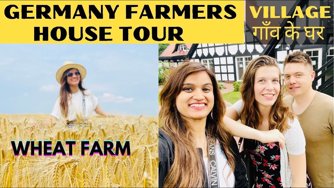 Farmers House Tour Germany|My German friends Wheat farm and Village house Tour|Life in Germany 🇩🇪