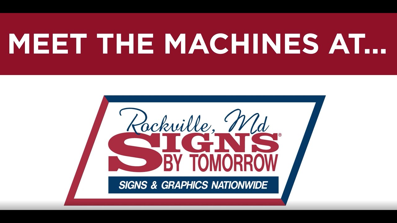 Meet The Machines At Signs By Tomorrow - Rockville