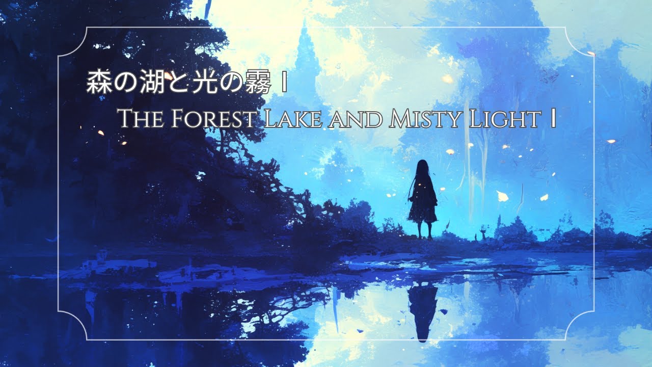 【幻想ピアノ / Fantasy Piano】森の湖と光の霧Ⅰ - The Forest Lake and Misty LightⅠ（作業用・睡眠用・勉強用）