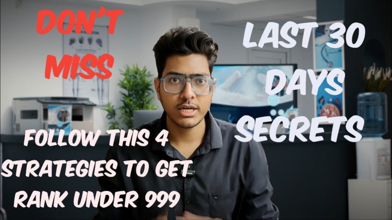 4 strategy to achieve a dream rank! 30 days to go 