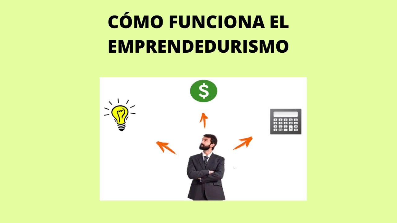 C&Oacute;MO FUNCIONA EL EMPRENDEDURISMO