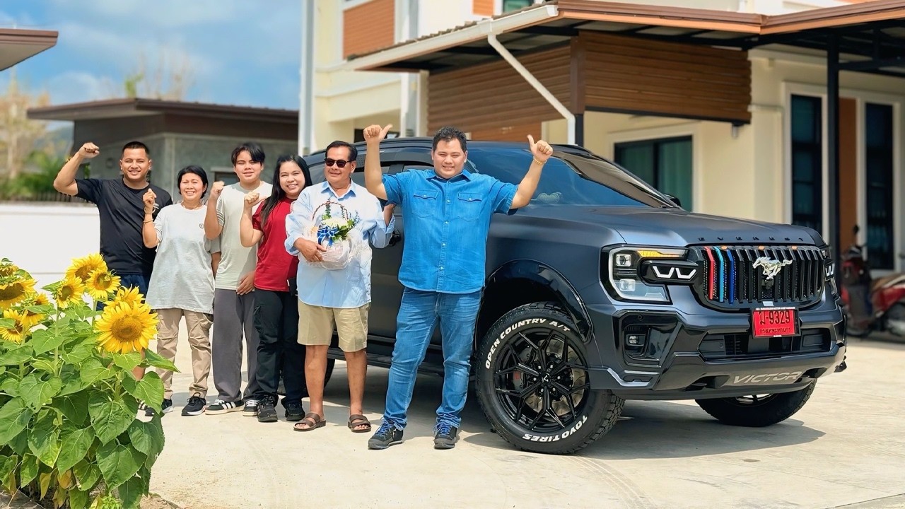 Delivered in Front of The House! Ford Everest Titanium 4X4 Decorate with Sultan Full Set Thai Review
