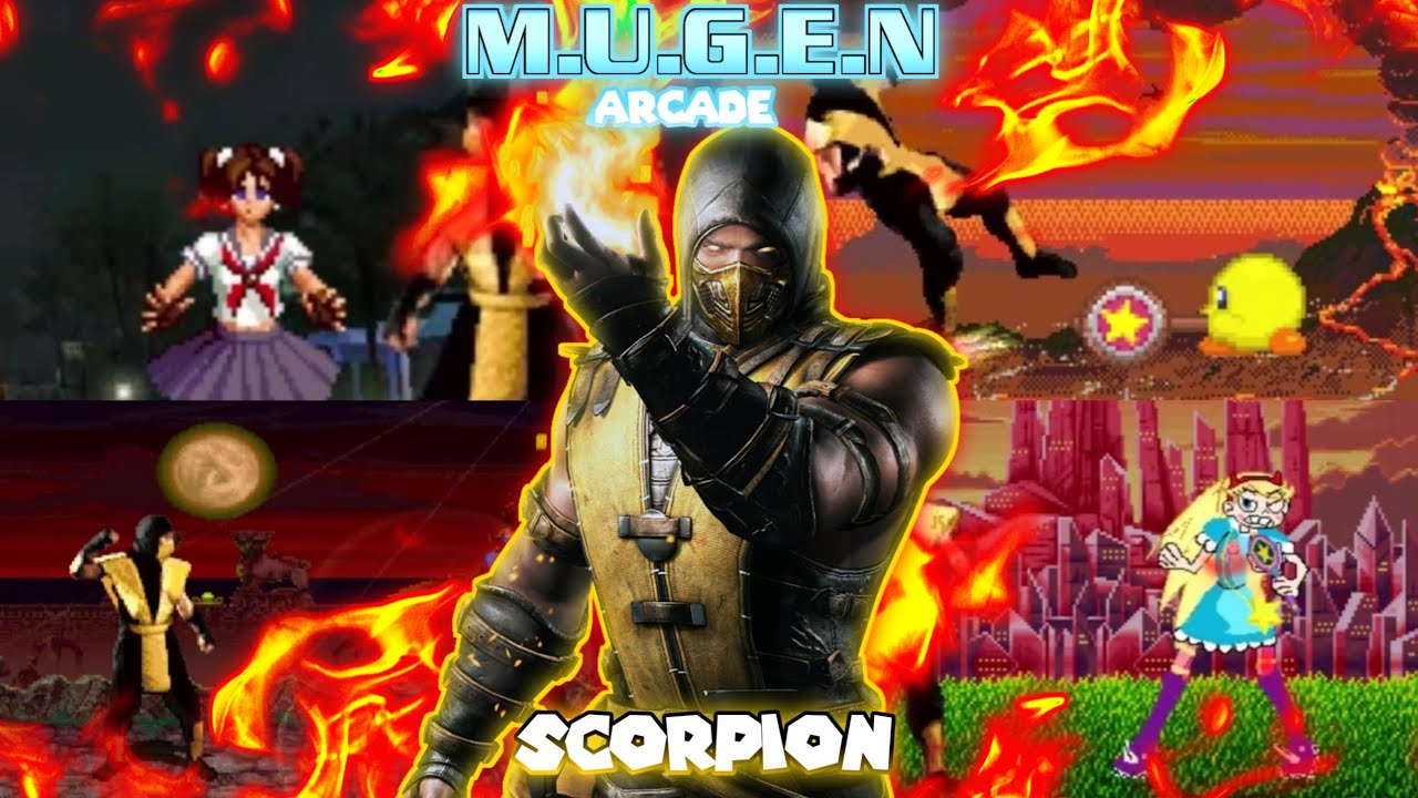 M.U.G.E.N Arcade - Scorpion (Mortal kombat) 🔥🦂