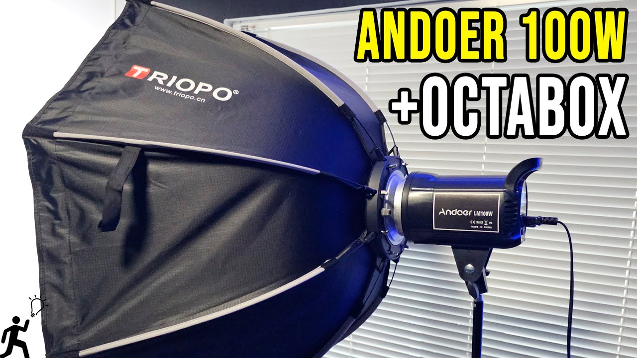 LED ANDOER 100W + OCTABOX TRIOPO - MELHOR KIT ILUMINAÇÃO CUSTO BENEFÍCIO PARA CRIADOR DE CONTEÚDO