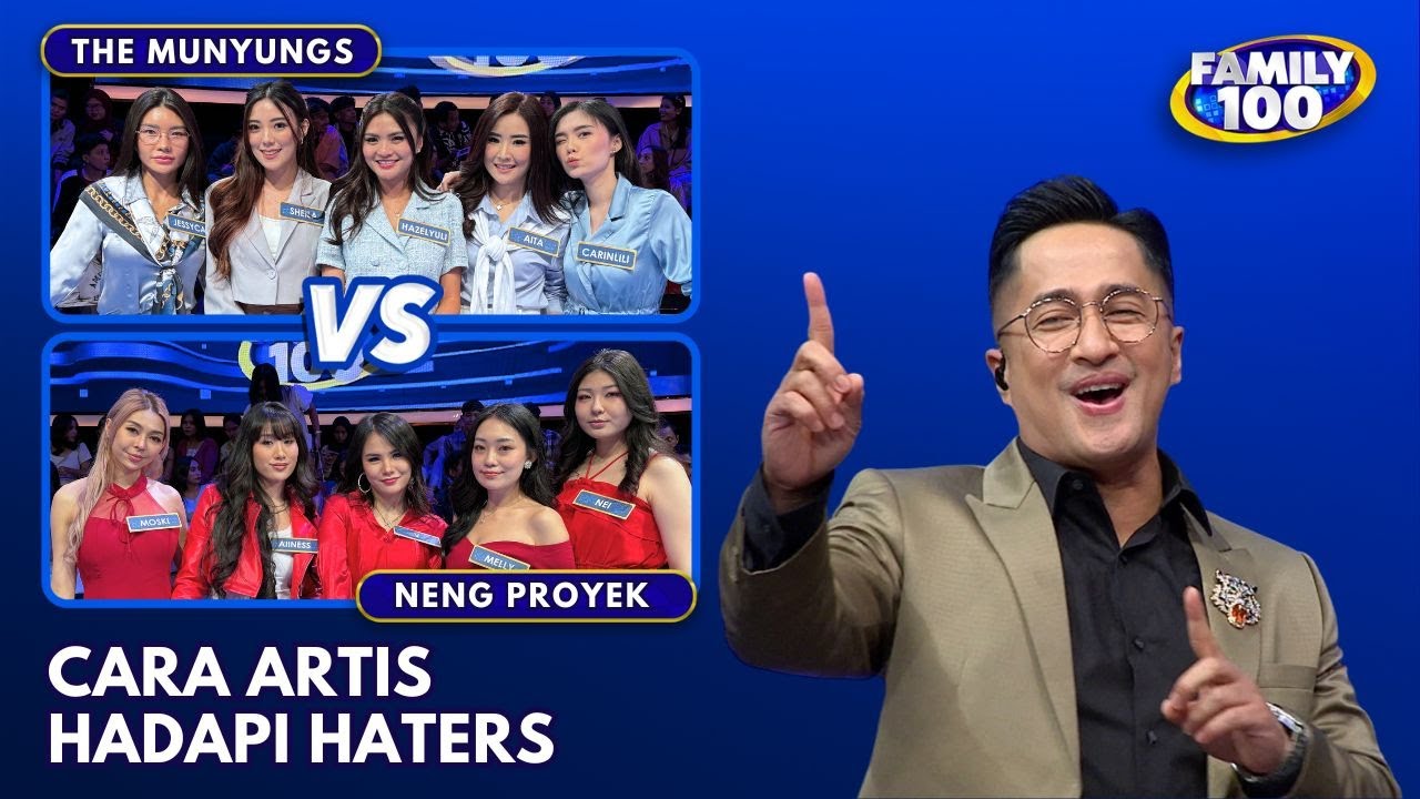 WOW! Ternyata Ini Cara Artis Menghadapi Haters - Family 100 (12/10/24)