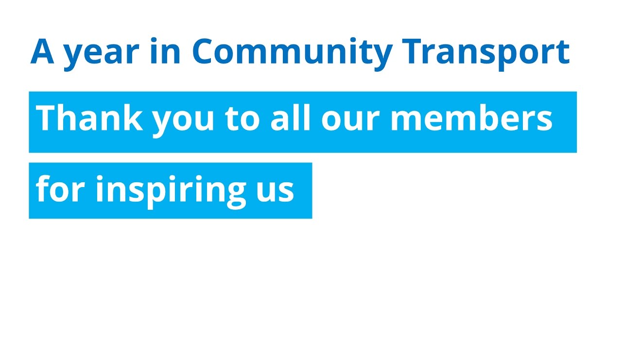 A year in Community Transport