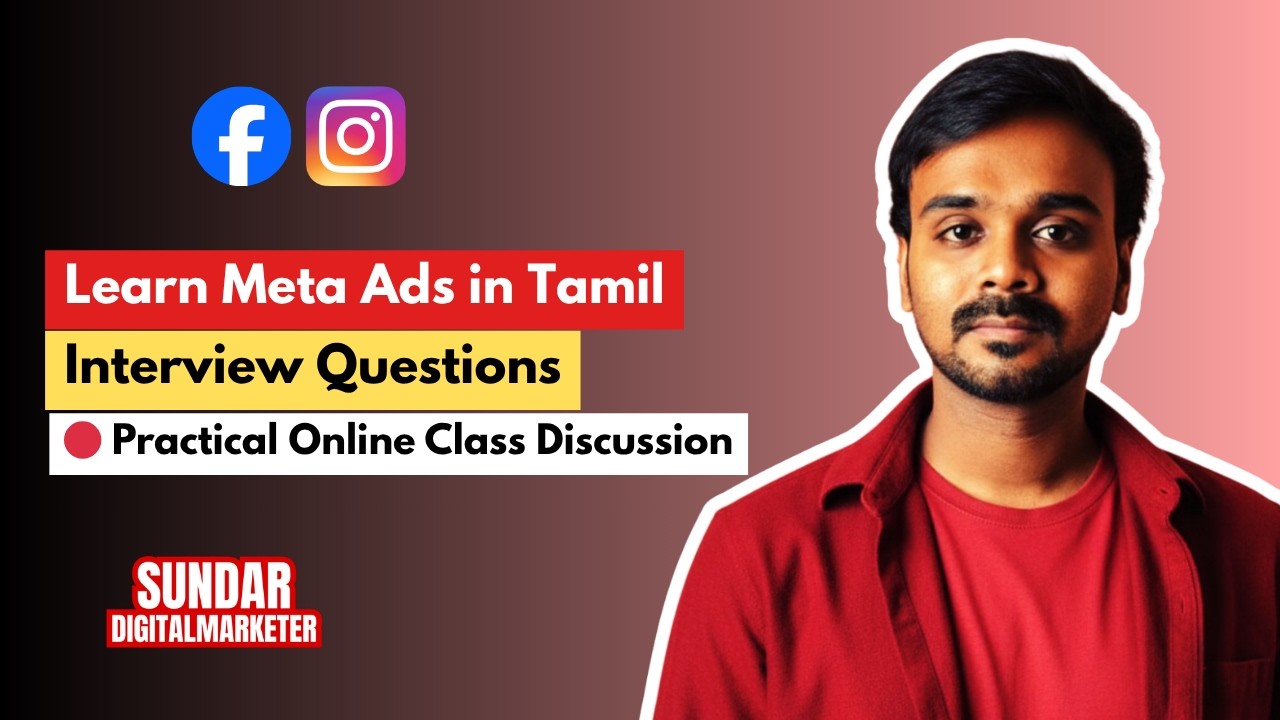 🔴 Meta Ads தமிழில் | Interview Question & Live Class Discussion #sundar_digitalmarketer