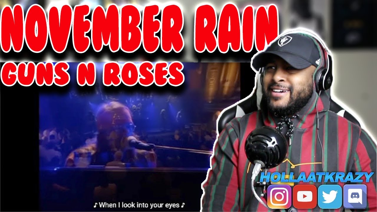 First hearing Guns N' Roses - November Rain | 