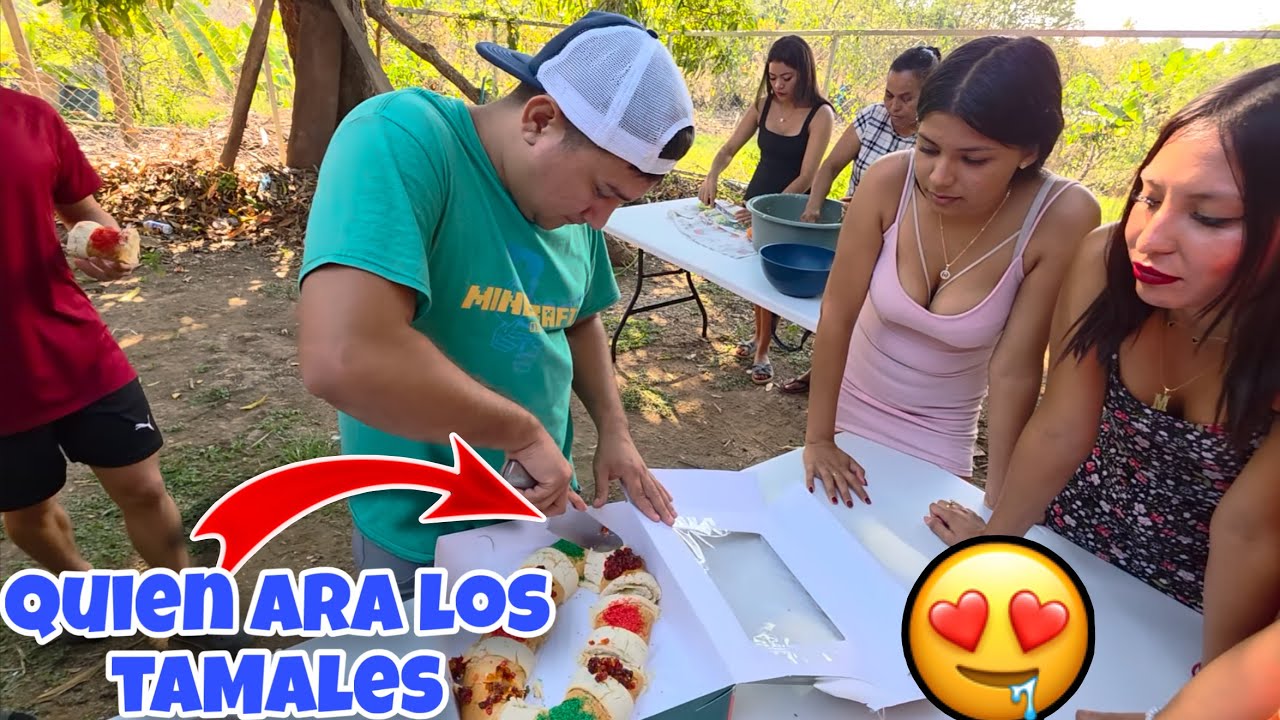 Nano Parte La Rosca De Reyes😍Miren Aquie Le toco hacer Los Tamales😱