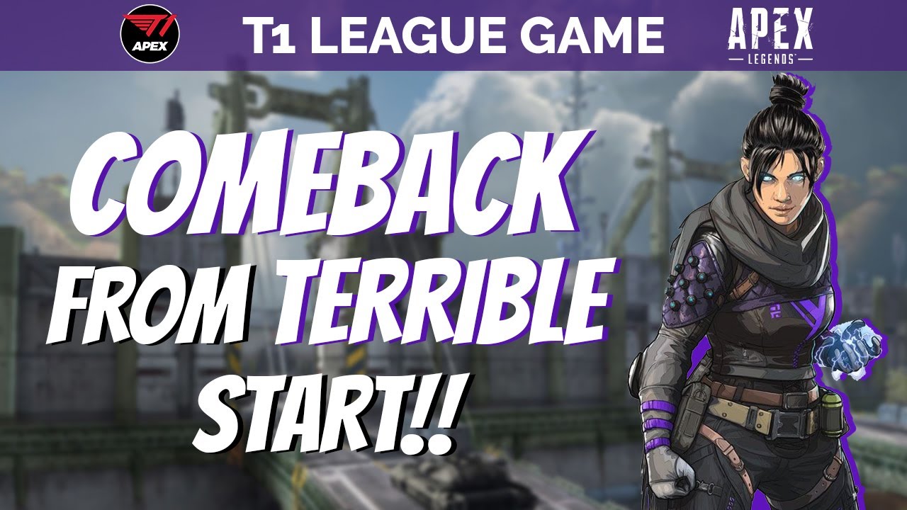 Невероятное возвращение в лиге T1 Apex Legends | myztro ottr