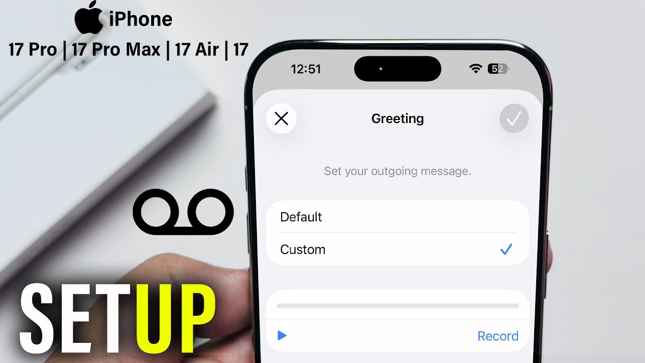 (Fix Missing) How to setup voicemail on iPhone 17 / Air / Pro / Pro Max