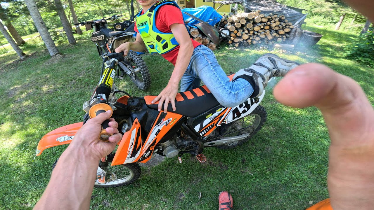  ktm suppermini trail riding ￼