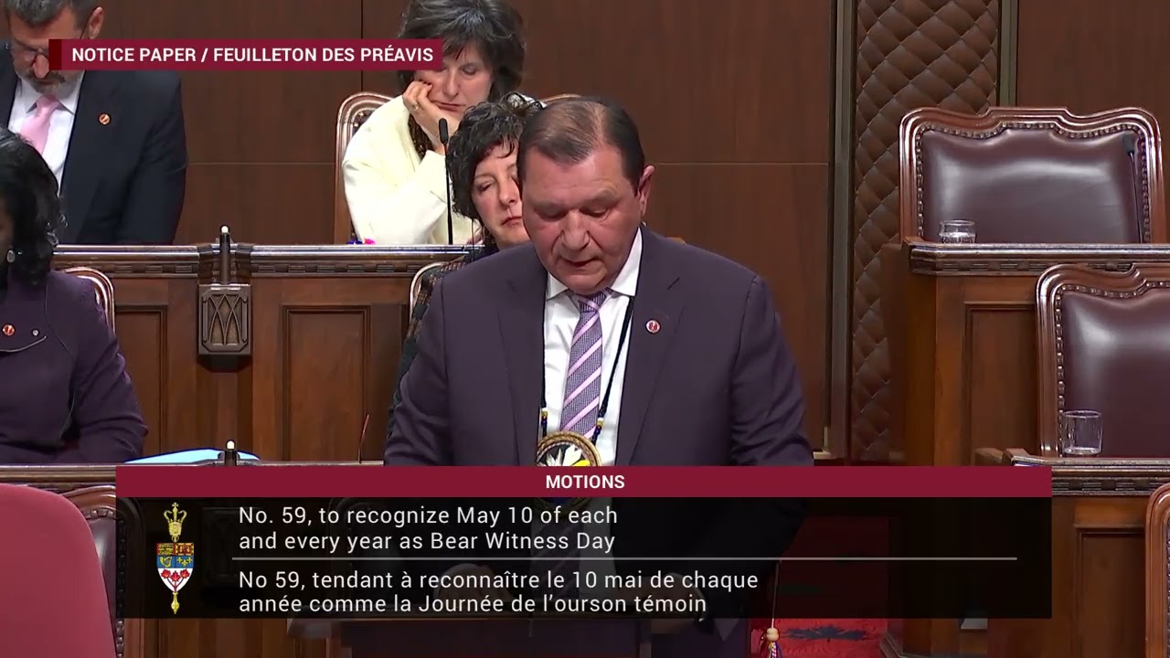 2026-02-05 - Sénateur Francis - Motion du Sénat visant à reconnaître la Journée de l’ourson témoin