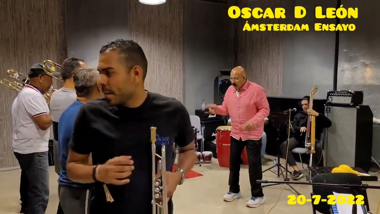 OSCAR D LEON - GERARDO ROSALES ENSAYO EN HOLANDA  #Venezuela #Ámsterdam #Salsa