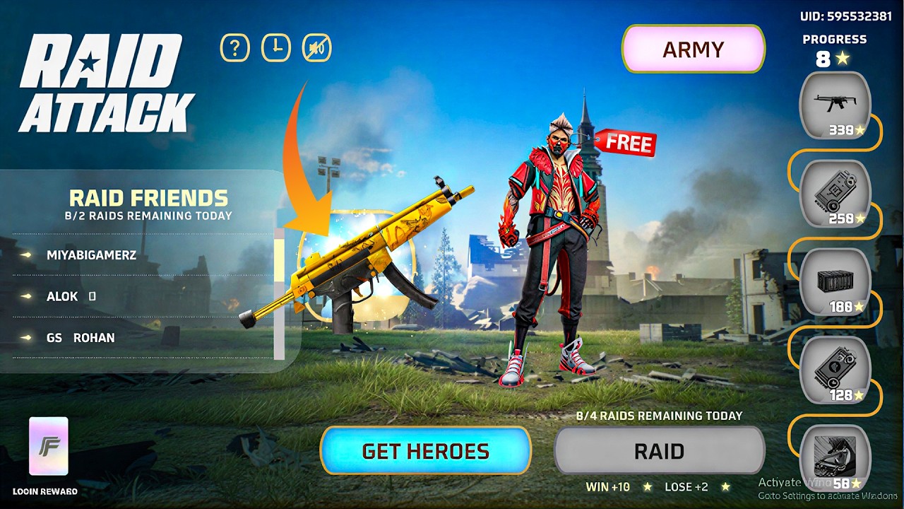 Raid Attack Event Complete Kaise Kare 😱 | Free Fire New Event | Raid Attack Free Fire