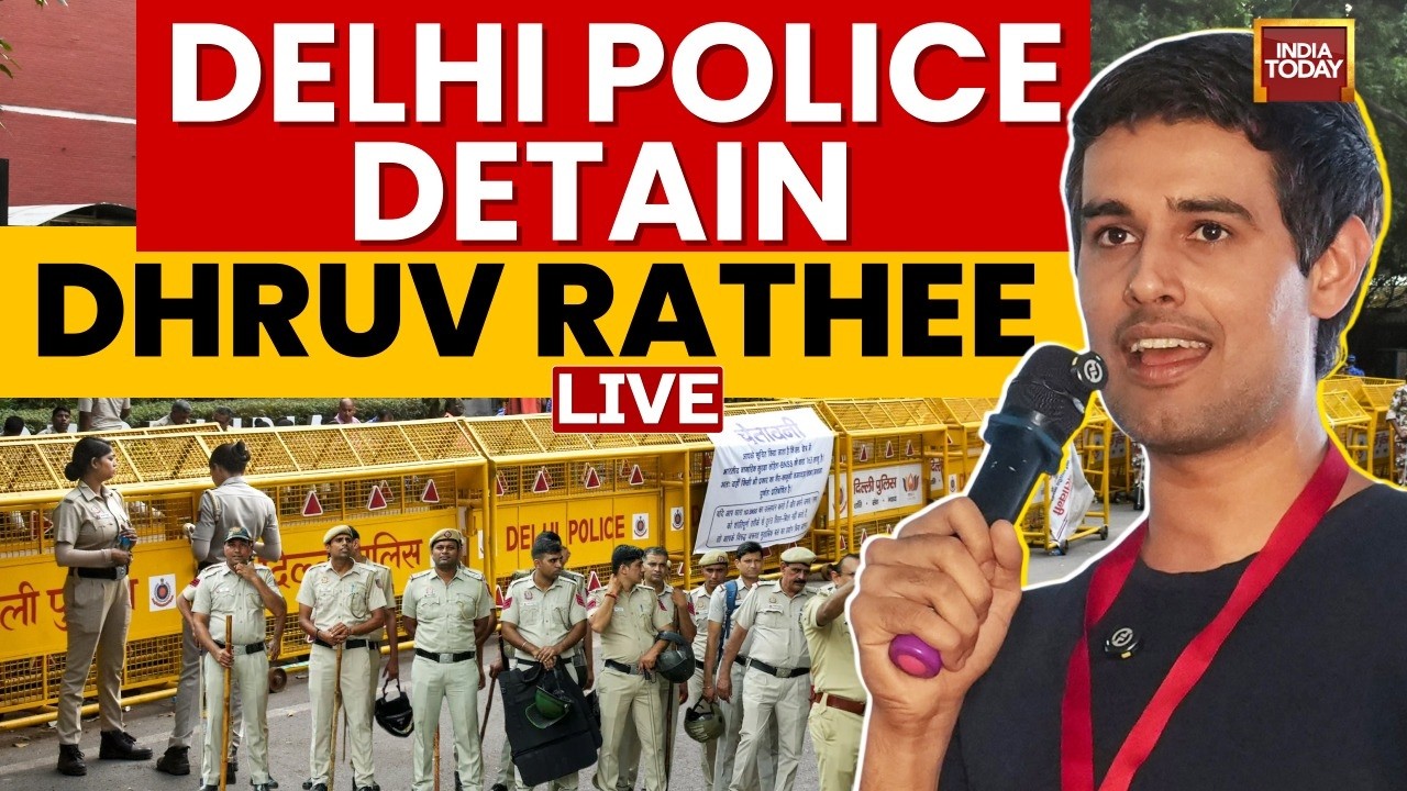 LIVE: Delhi Police Detain Dhruv Rathee Ahead Of CJP Protest | Jantar Mantar | Gyanesh Kumar Row