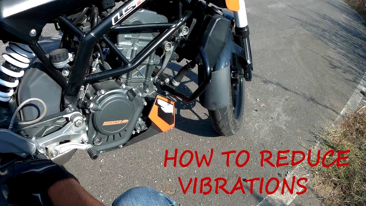 How to reduce vibrations