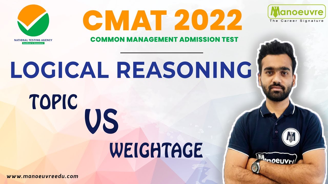 CMAT 2022 I Logical Reasoning I Topic VS Weightage