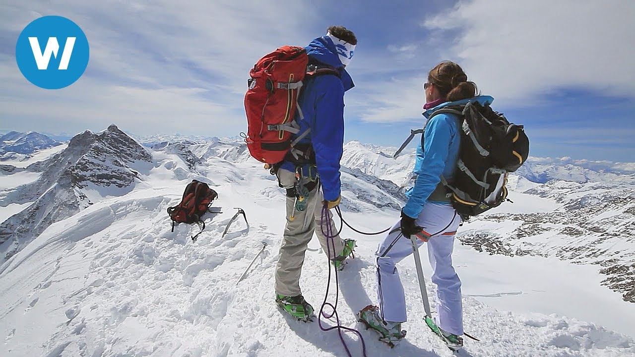 Climbing in the Swiss Alps | M&ouml;nch and Jungfrau (French with English subtitles)