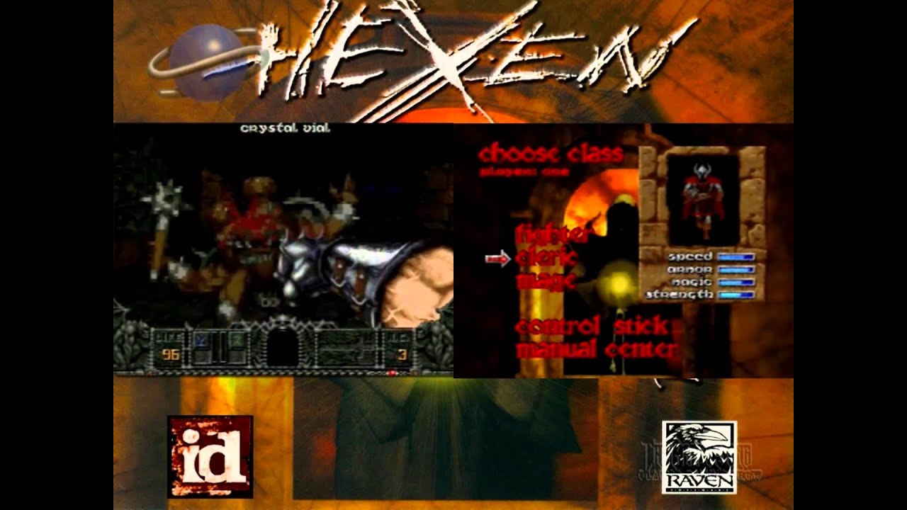 HeXen Saturn vs. Nintendo 64 Comparison Part 1