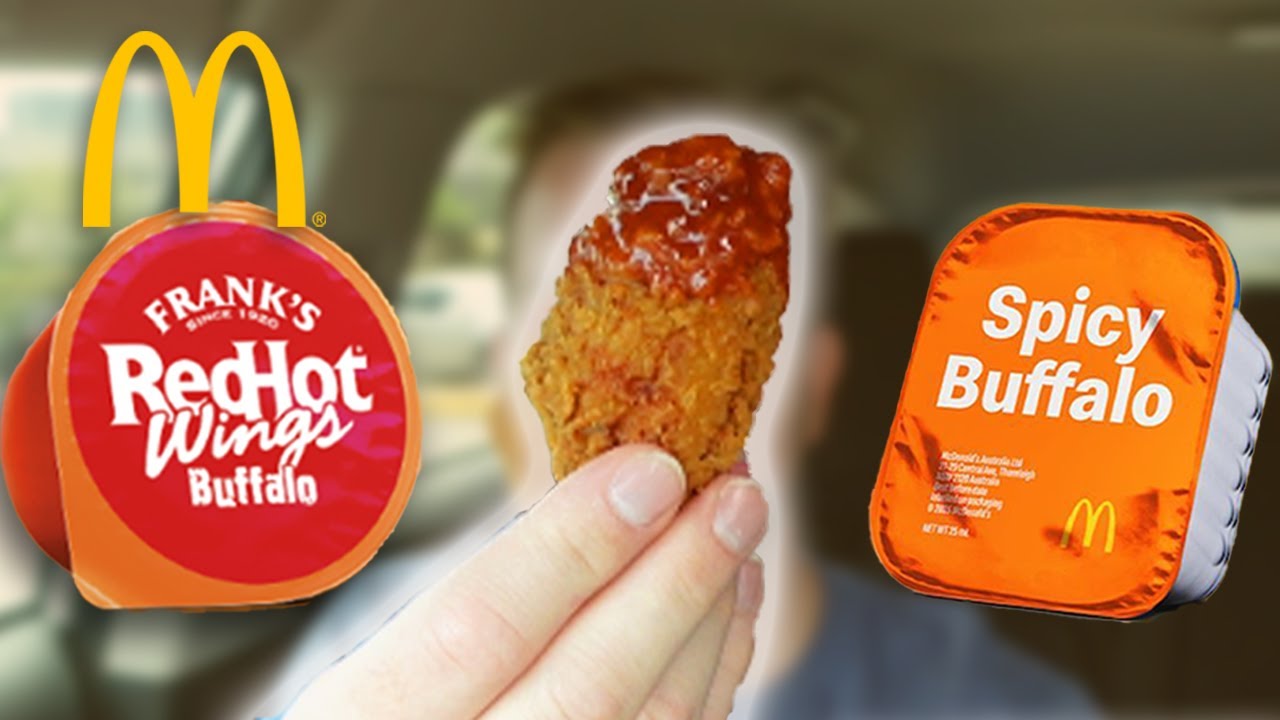 Sauce Battle: Frank's RedHot Buffalo Wings VS McDonald's Own Spicy Buffalo.