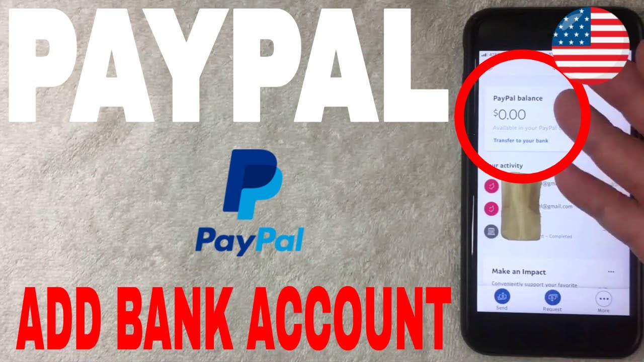 ✅  How To Add Bank Account To Paypal 🔴