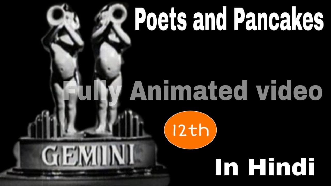 Poets and Pancakes | Animated Video | in Hindi | by Asokamitran
