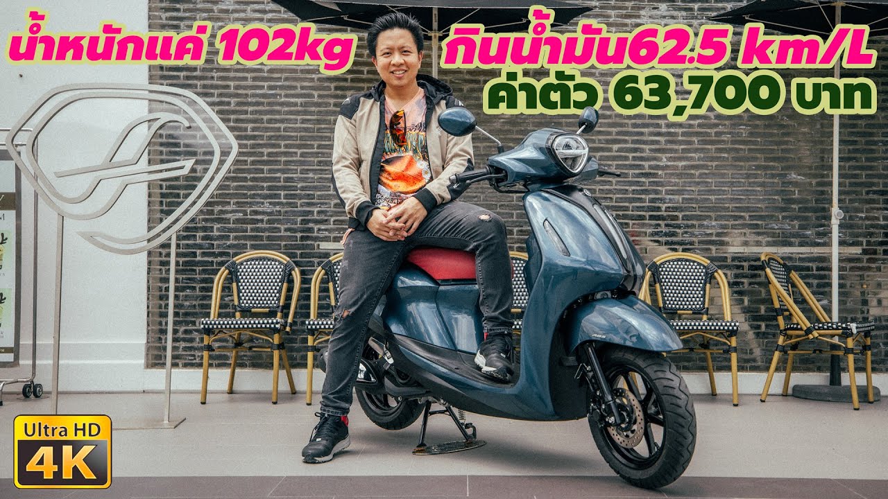 รีวิว Yamaha Grand Filano Hybrid สีใหม่ ประหยัดน้ำมันขึ้น ค่าตัวถูกลง