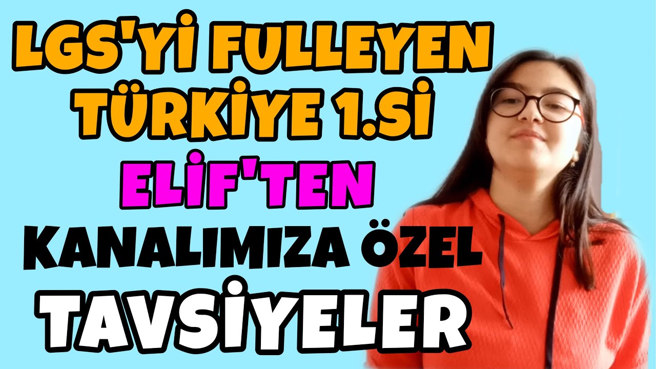Nasıl LGS 1.si Oldum? | LGS'yi Fulleyen Türkiye Birincisinden Tavsiyeler | Lgs Başarı Hikayeleri