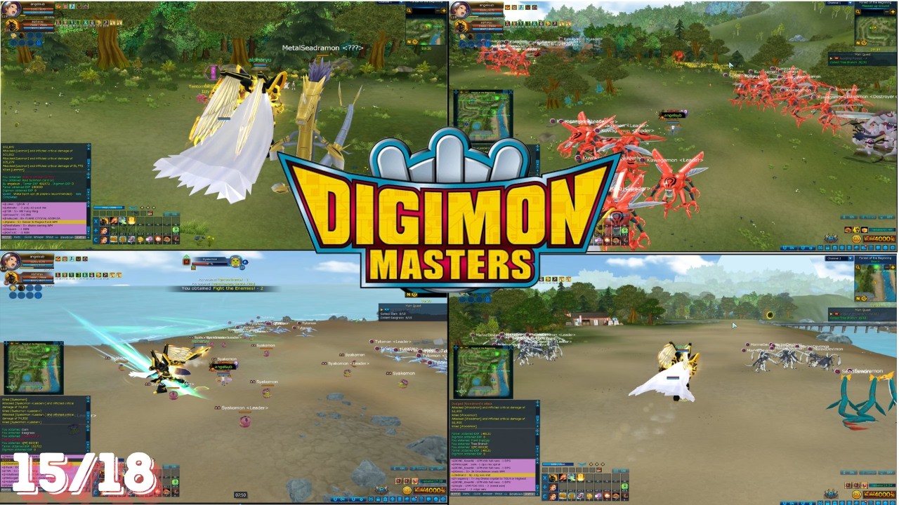 Digimon Master Full Map Spiral Mountain Forest of the Beginning