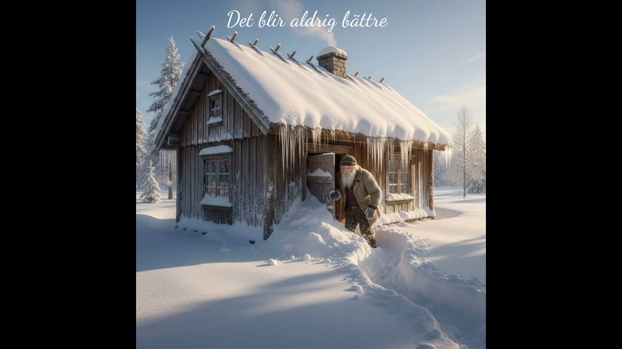 Det blir aldrig bättre. Dystert komponerad i full hopplöshet av vår allas Gnäll- Pelle. 