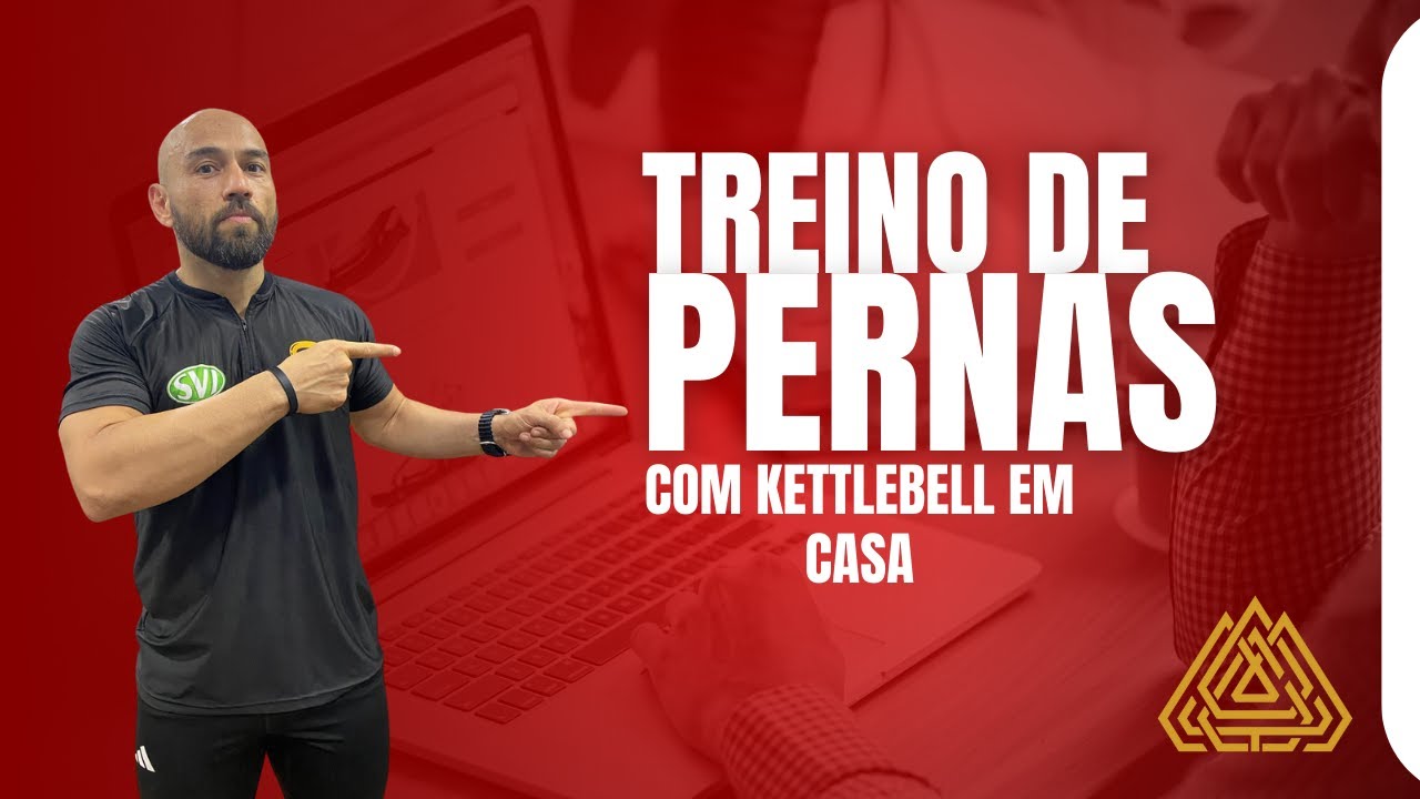 Como treinar pernas em casa utilizando um Kettlebell