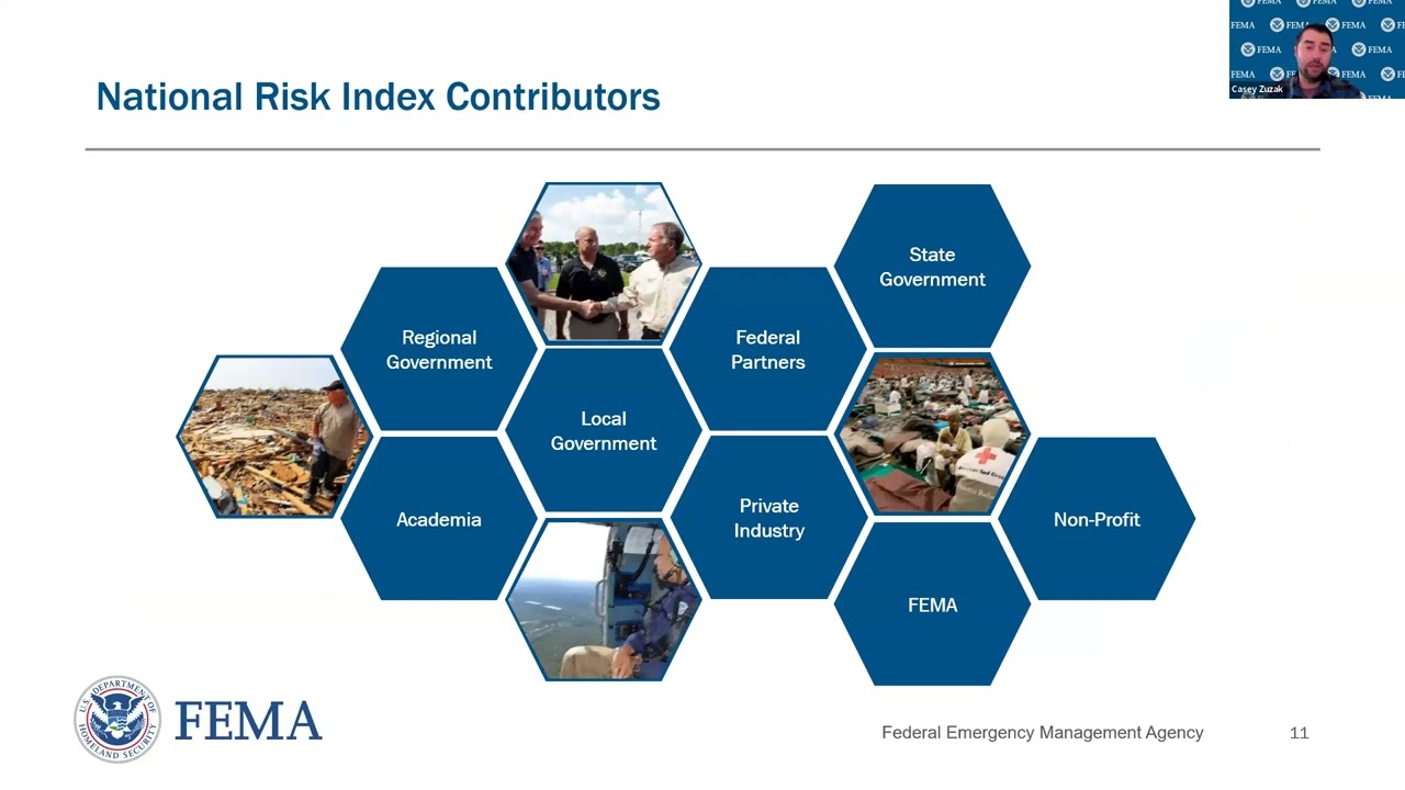 URISA Climate and Community Resilience Webinar Series: FEMA’s Hazus and National Risk Index (1/9/24)