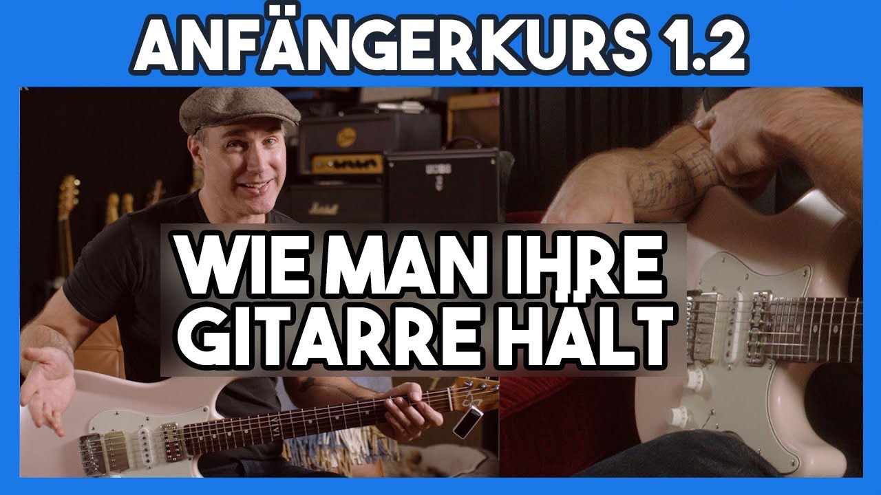 VERMEIDE diese 3 h&auml;ufigen FEHLER beim Gitarre halten!