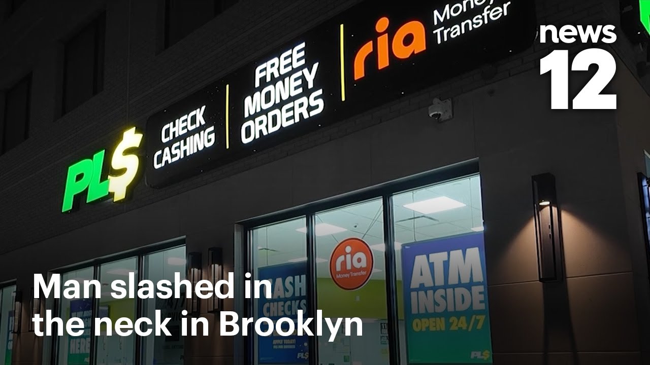 Man slashed inside PLS Check Cashers in Flatbush; suspect on the loose | News 12
