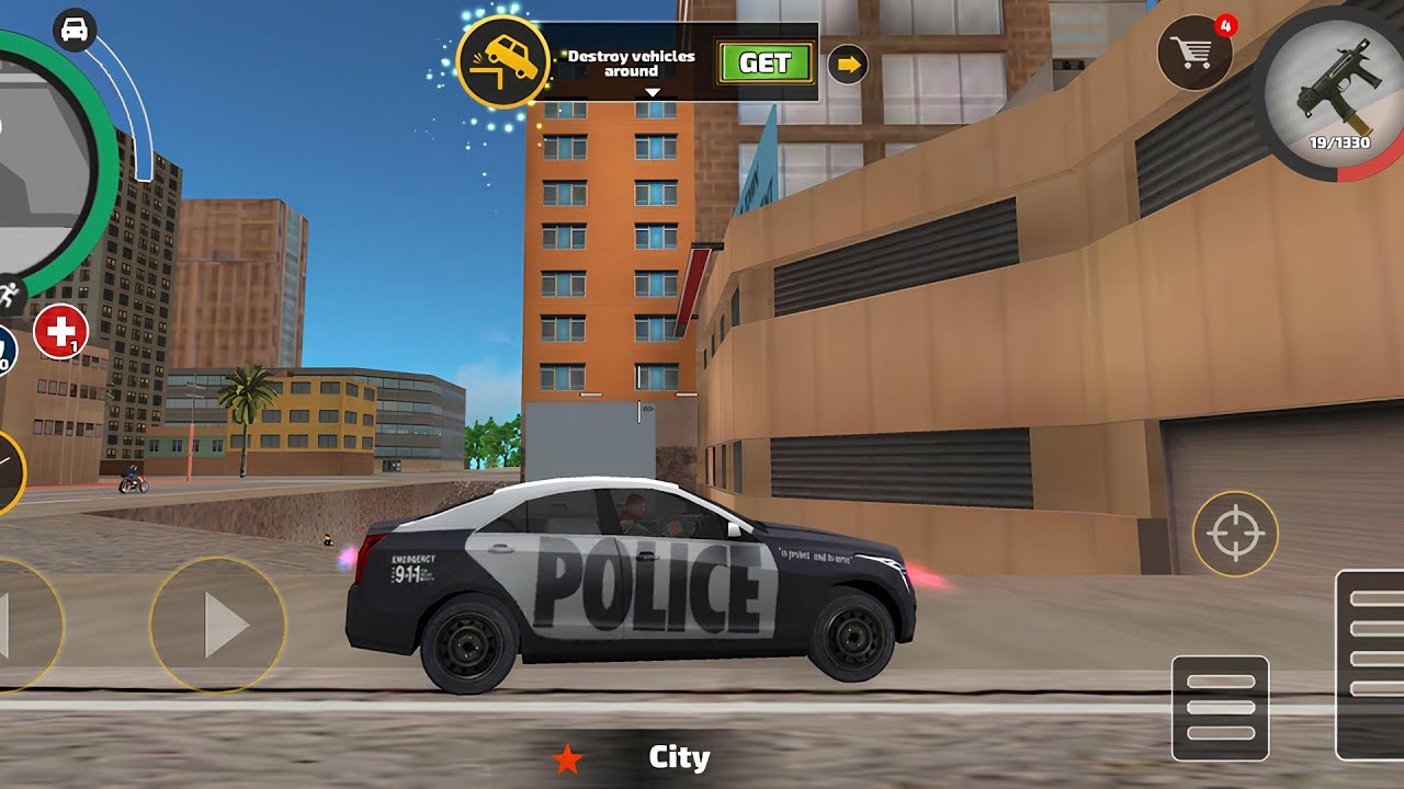 Rope hero vice town da en zor görevi yaptım ve arabayla haritayı turladım