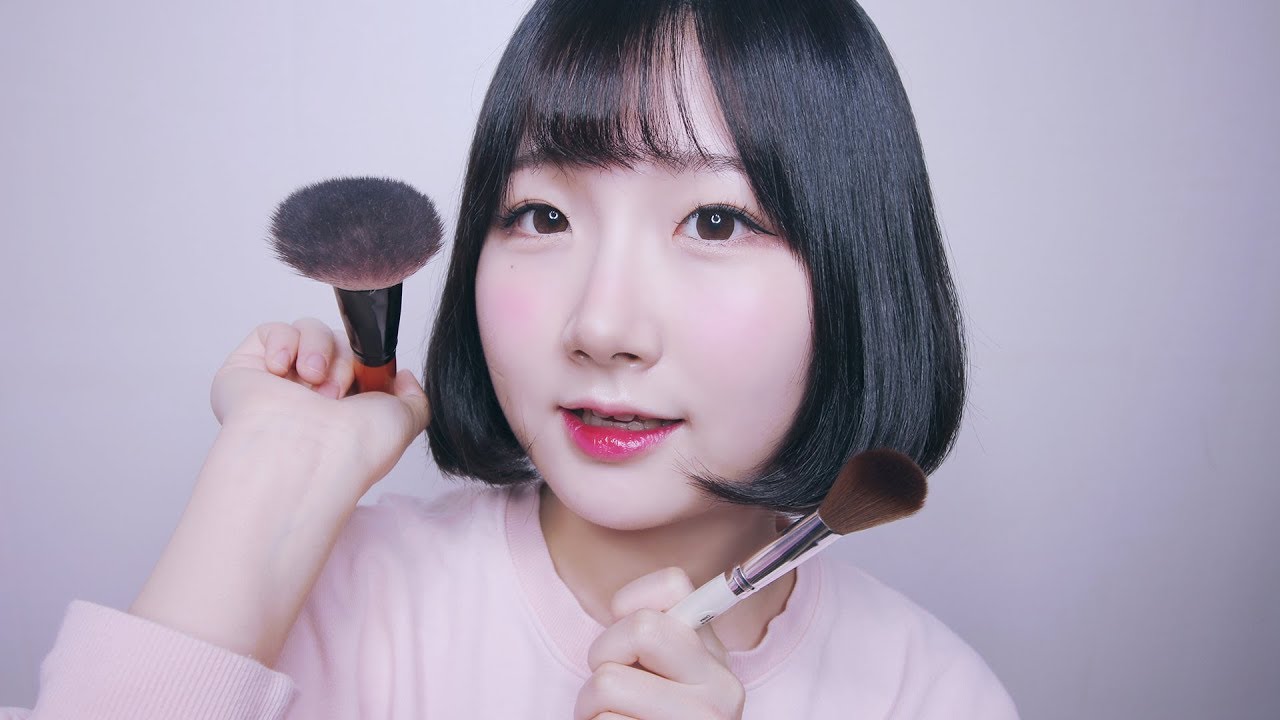 [한국어 ASMR, ASMR Korean] 언니 클럽 메이크업 해줄게요! | Makeup Roleplay