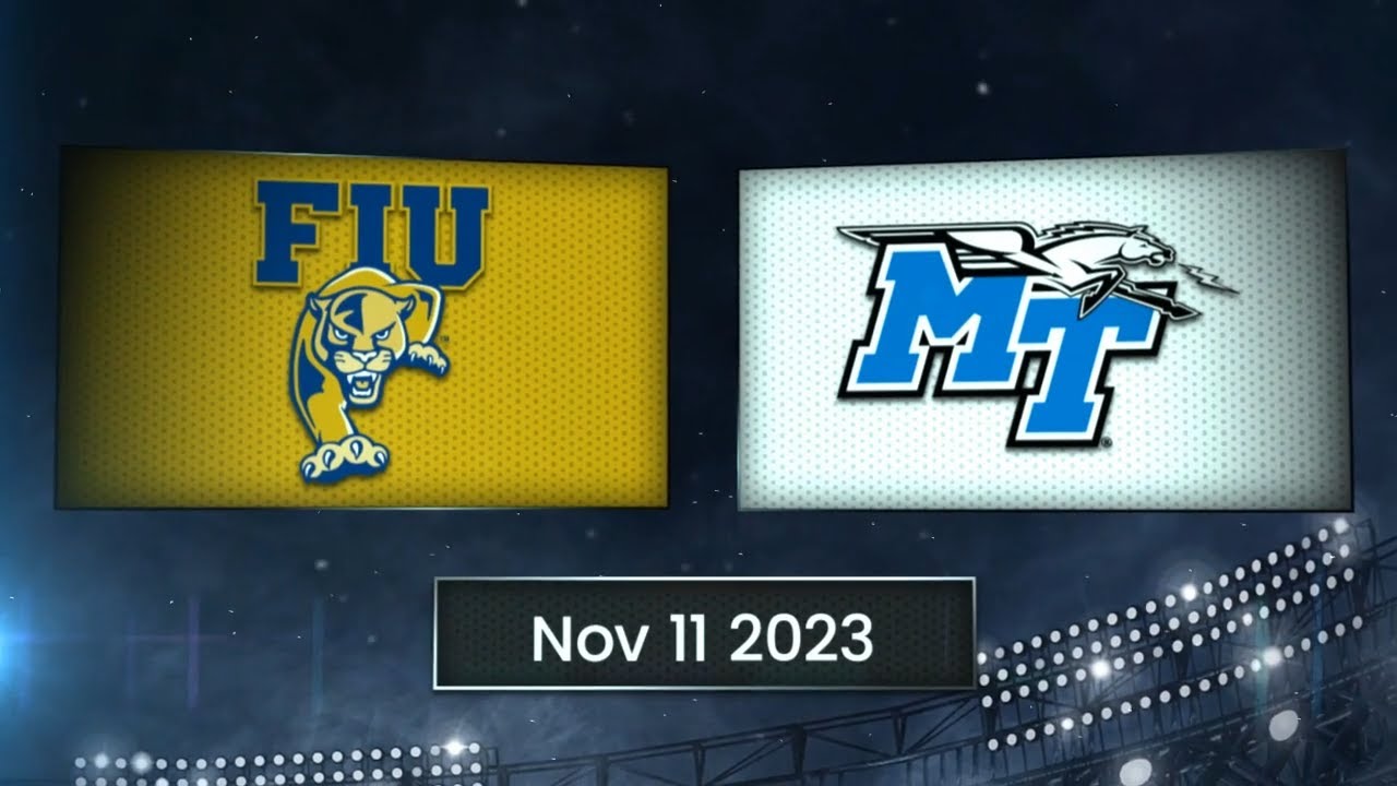 Florida International Panthers vs  Middle Tennessee Blue Raiders | November, 11th 2023