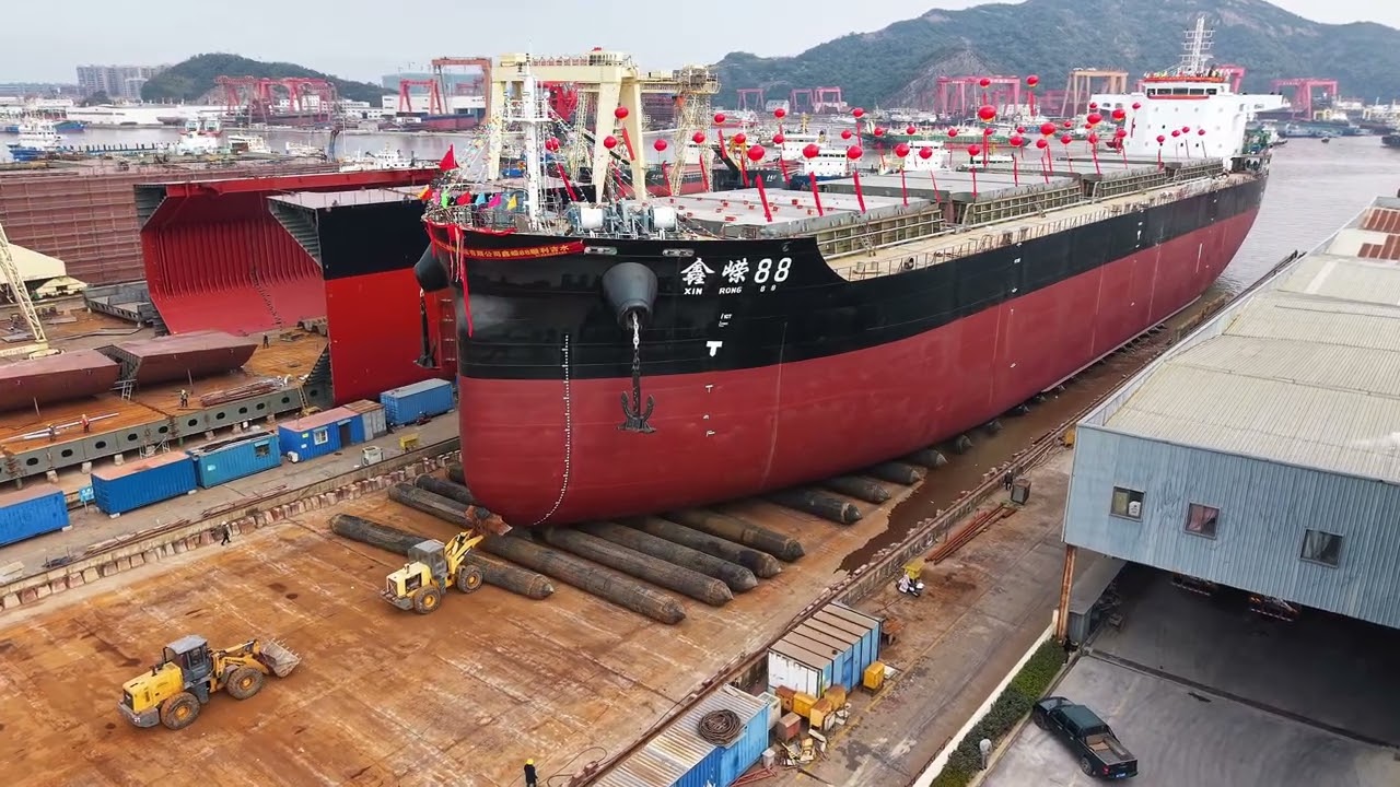 Engineering Marvel: 79900 DWT Ship Meets The Ocean