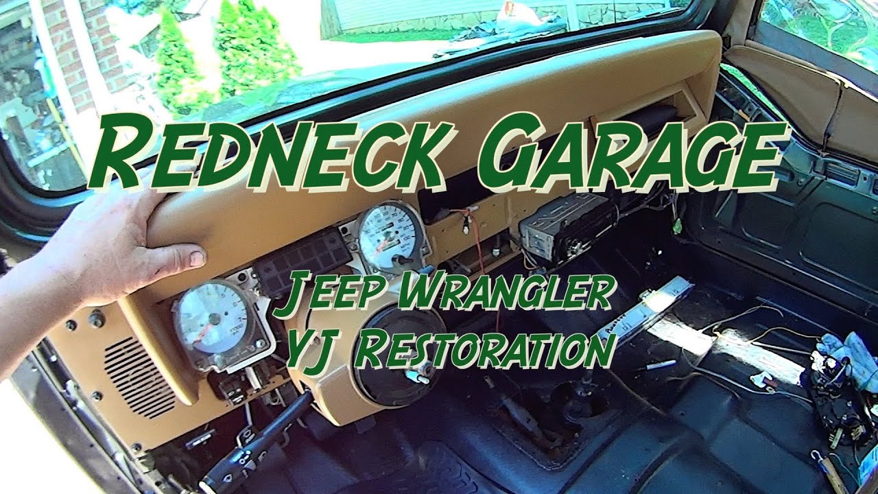 Jeep Wrangler YJ Installing Stereo, Carpet, Dash