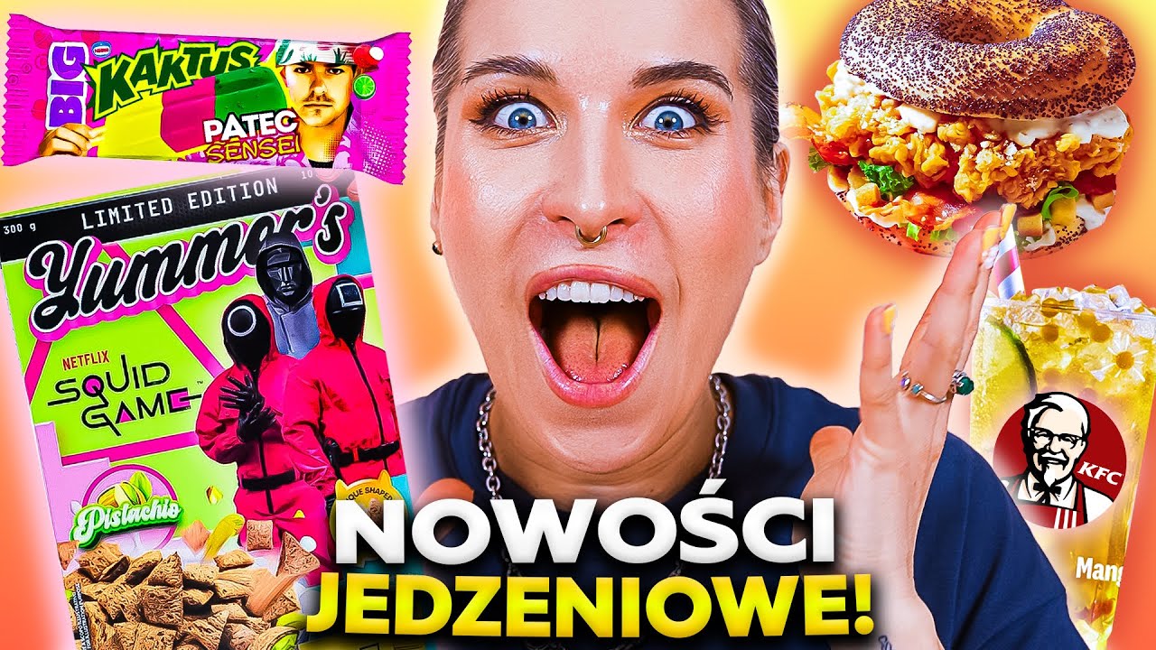 PISTACJOWE PŁATKI, LODY PATECA, BAJGIEL KFC! 😱 TESTUJĘ VIRALOWE JEDZENIE 😱 Agnieszka Grzelak Vlog