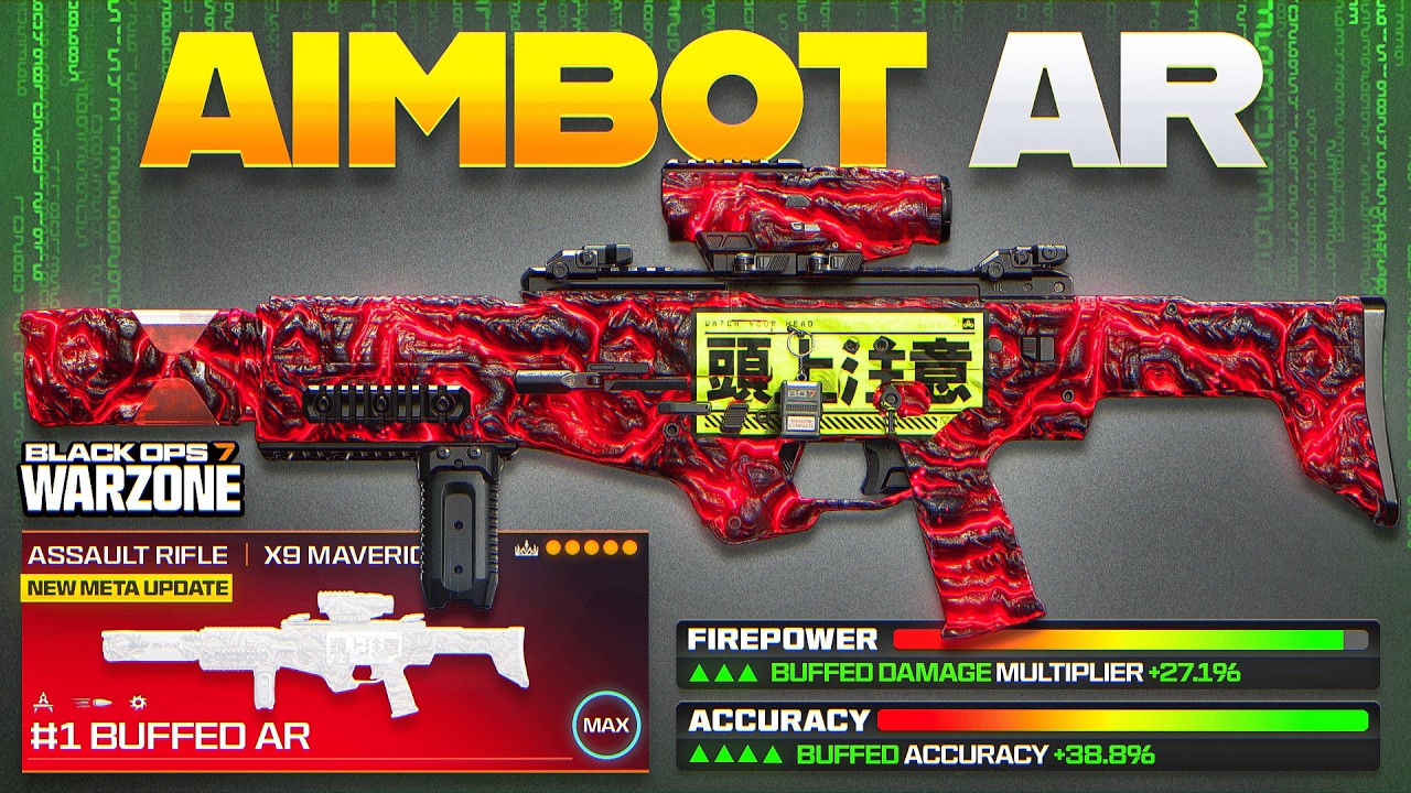 new BROKEN *AIMBOT* AR META LOADOUT in WARZONE BO7! (Best Assault Rifle Class Setup for Warzone)
